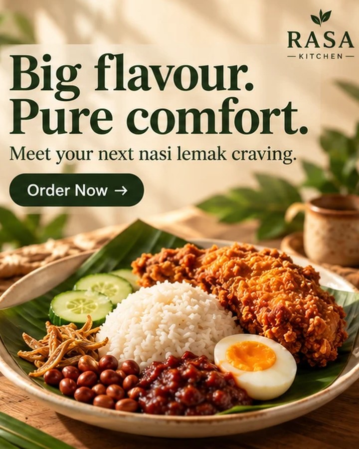 Ready-to-post food social media poster example