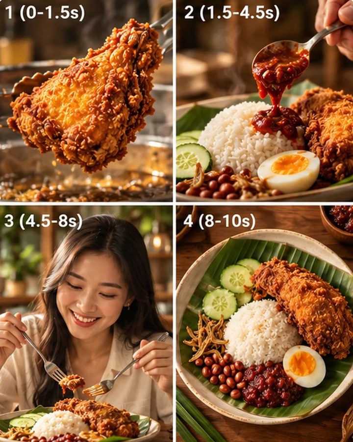 4-scene food storyboard example